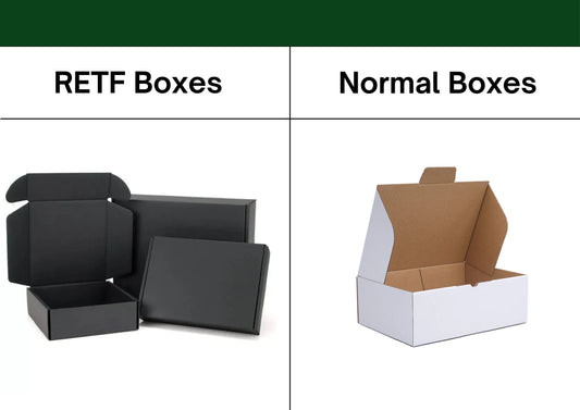 Difference B/W Regular Postal Boxes and RETF (Roll End Tuck Front) Boxes