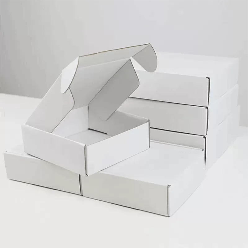 50 Pcs 220x160x77mm Mailing boxes Full White BXP1