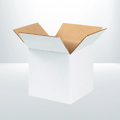 100pcs 150 x 150 x 150mm White Mailing Box Cube