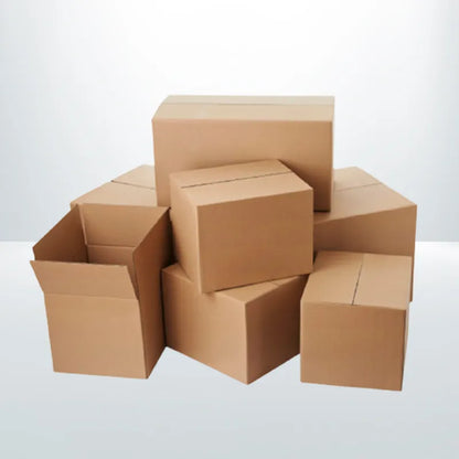 20pcs Heavy Duty 180 x 130 x 100mm Brown Regular Slotted Mailing Box