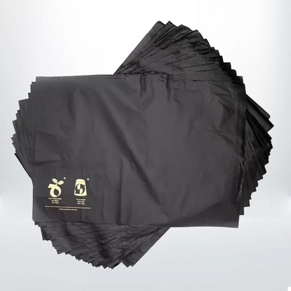 500pcs of Compostable mailer Black 350mmx480mm