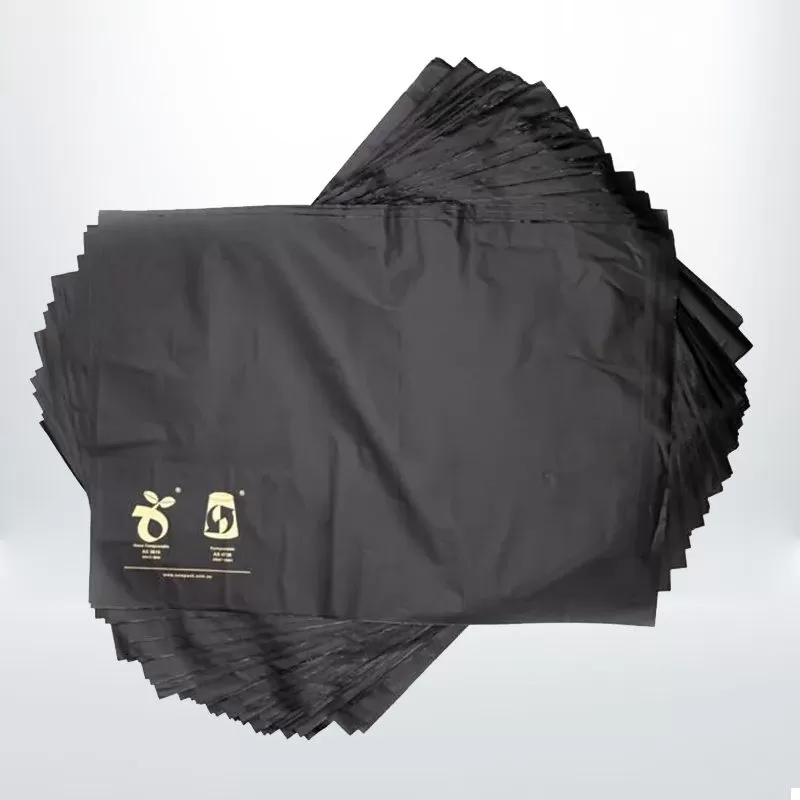 200pcs of Compostable mailer Black 255mmx330mm