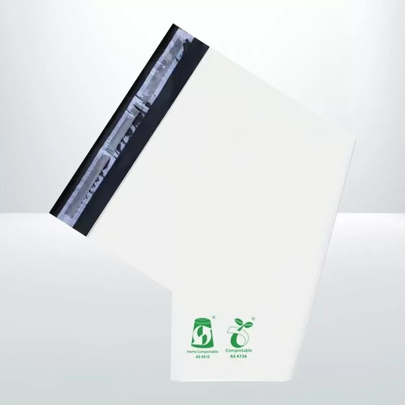 100pcs 310mmx405mm White Compostable Mailer 