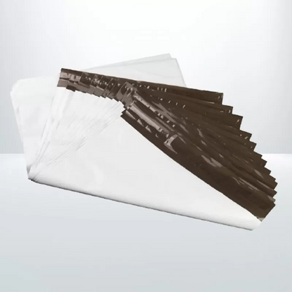 100pcs 350mm x 480mm White Poly Bags Courier Shipping