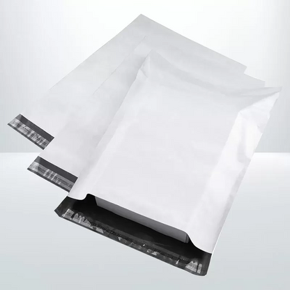 100pcs 350mm x 480mm White Poly Bags Courier Shipping