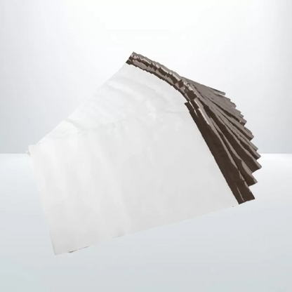 100pcs 350mm x 480mm White Poly Bags Courier Shipping