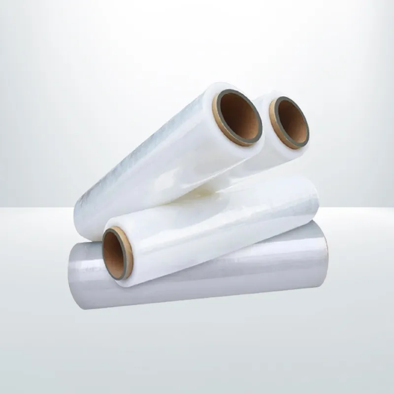 8 Pcs 500mm X 400M X 25U Plastic Pallet Shrink Wrap Rolls 