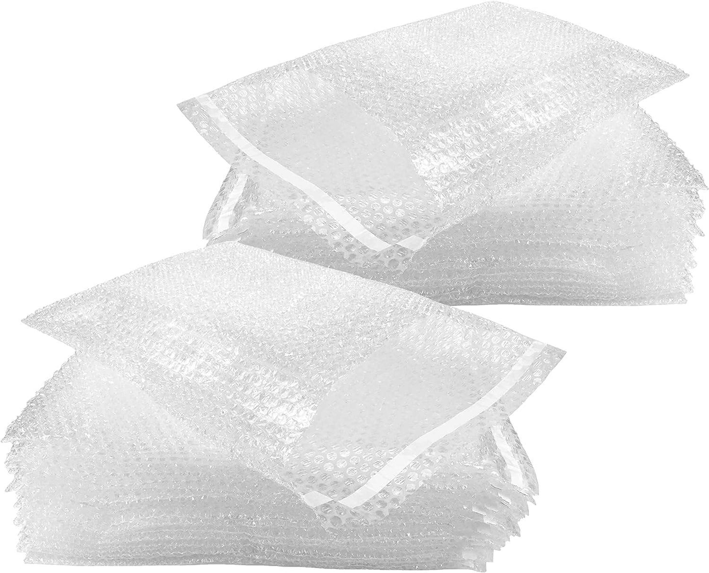 200x Bubble Pouch Bag 150X390mm Clear Self Seal Bubble Wrap Bags for Wine Bottle