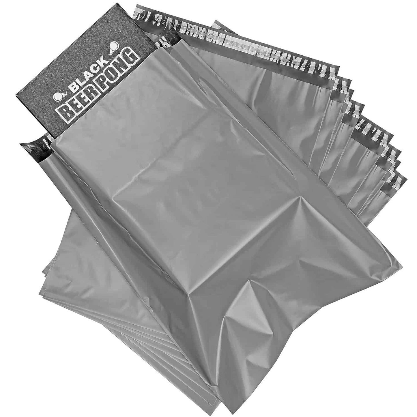100pcs 350mm x 480mm Dark Grey Poly Bags Courier Shipping