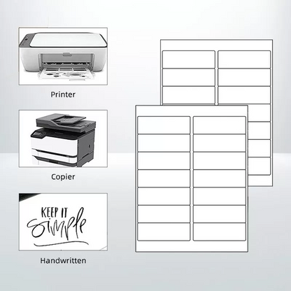 100pcs A4 14UP  Address Labels Stickers