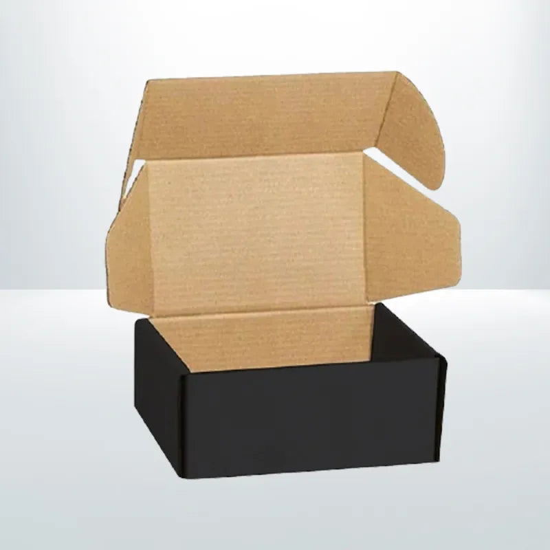 100pcs 150 x 100 x 75mm Black Self Lock Mailing Box 