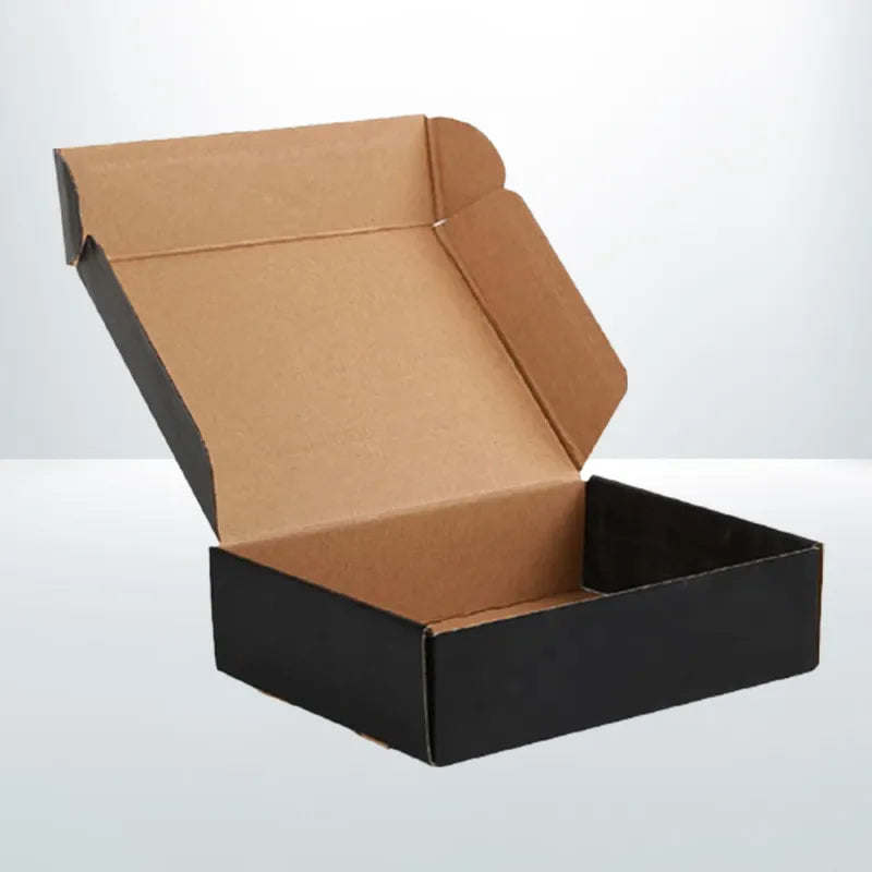 100pcs 240x125x75mm Black Mailing Box Diecut