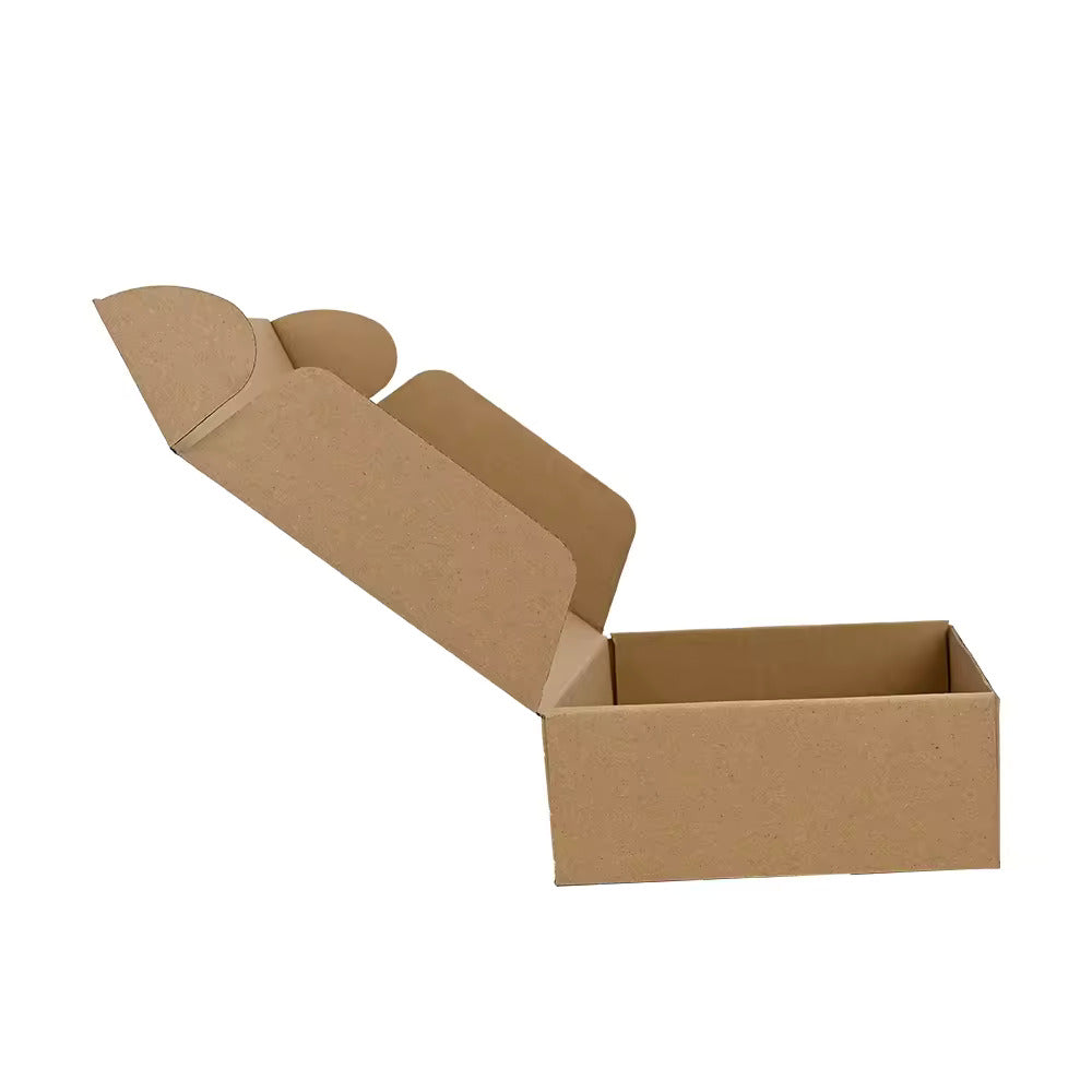 100pcs 174 x 128 x 53mm Brown Mailing Box