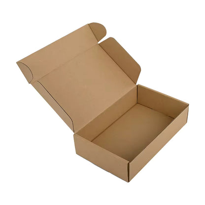 100pcs 174 x 128 x 53mm Brown Mailing Box