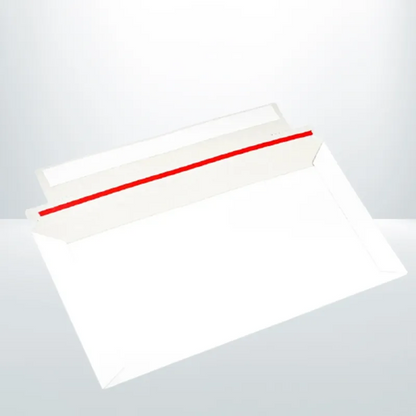 500pcs White Card Mailer Envelopes 130x240mm DLX 300 gsm