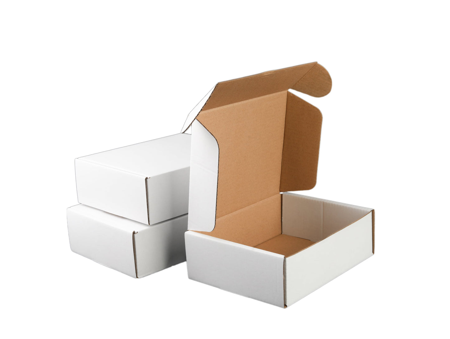 100pcs 174 x 128 x 53mm White Mailing Box