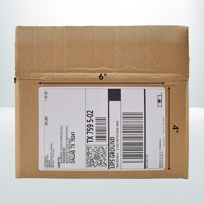 12 Rolls 100mmx150mm 4"x6" Direct Thermal Labels 350/Roll