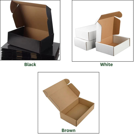 A5 Diecut Mailing box 220x160x77mm Tuck front Postal Box BXP1 100 Pcs