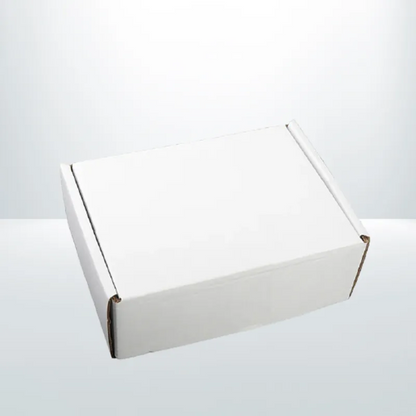 100Pcs 100 x 75 x 50mm White Mailing Box Die Cut Self Lock