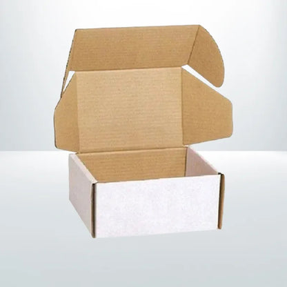 100Pcs 125 x 100 x 75mm White Mailing Box Diecut Self Lock