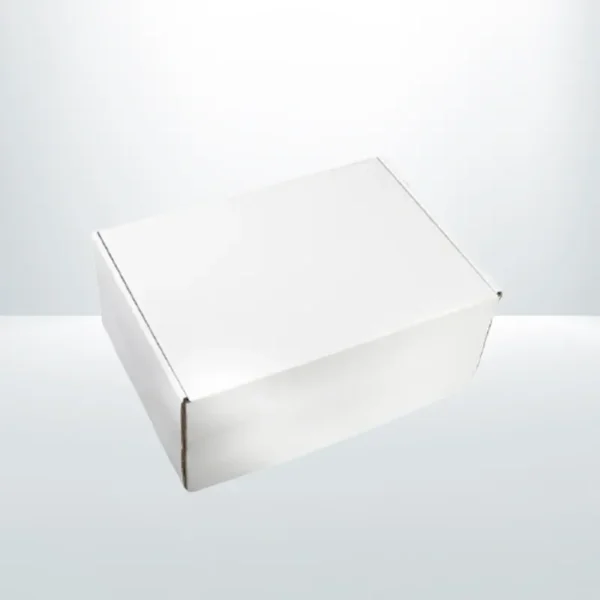 100pcs 130x110x40mm White Mailing boxes Diecut box