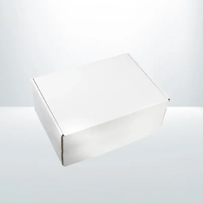100pcs 130x110x40mm White Mailing boxes Diecut box
