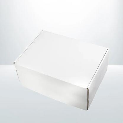 100pcs 130x110x40mm White Mailing boxes Diecut box
