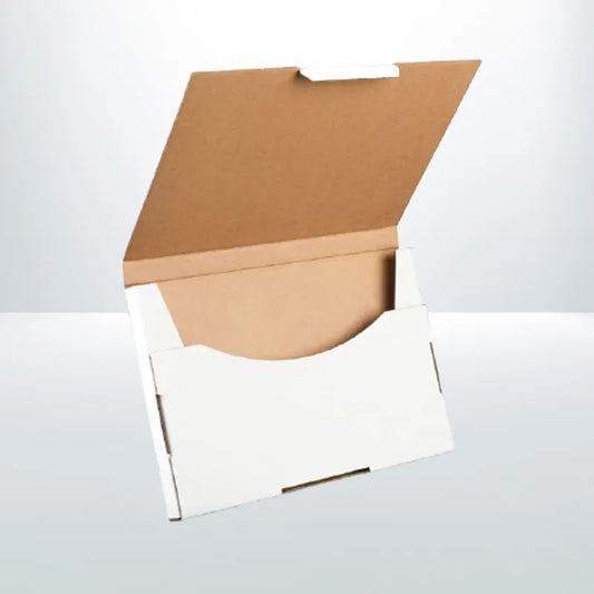 100pcs 220 x 160 x 16mm A5, B22, C5 White Mailing Box Flat