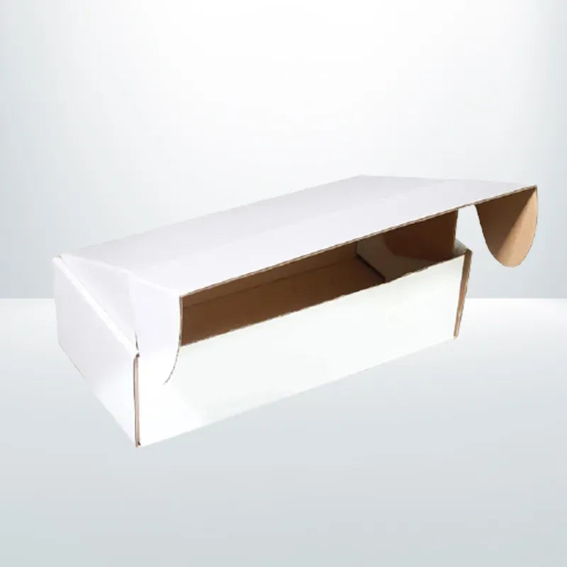 100pcs 240x125x75mm White Mailing Box Diecut