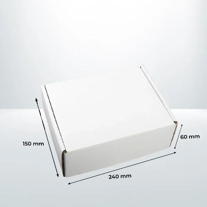 100pcs 240 x 150 x 60mm White Mailing Boxes