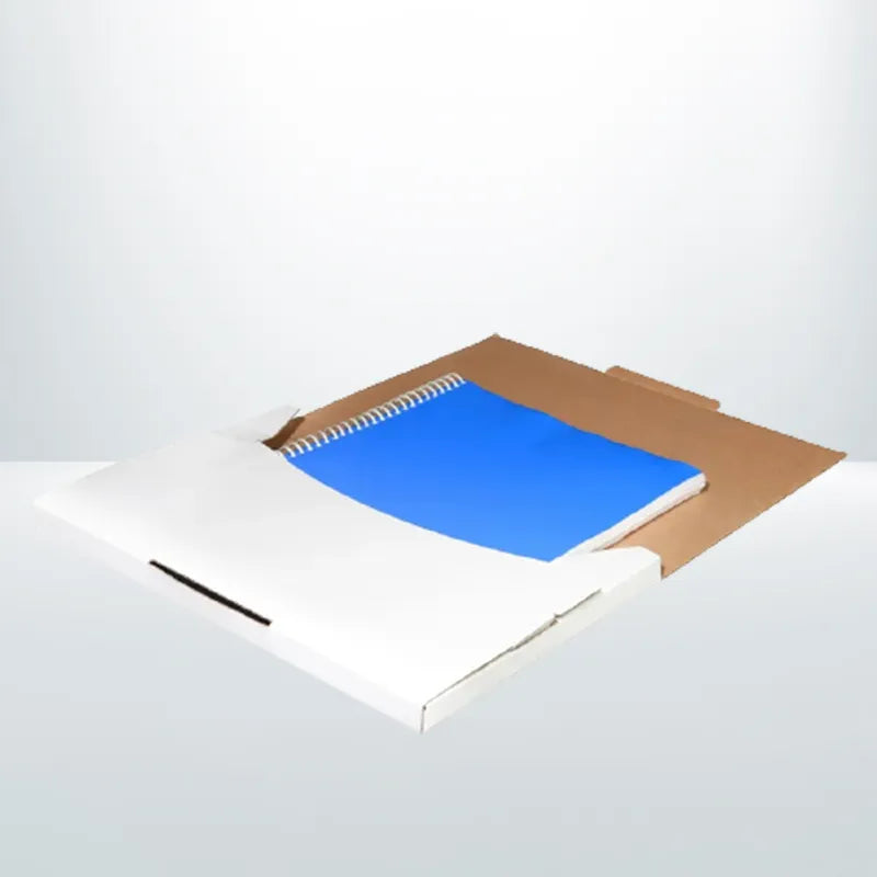 100pcs Super Flat Mailing boxes 310x220x16mm A4 B21 White Box
