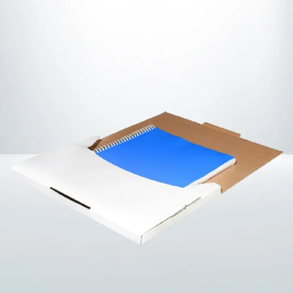 100pcs Super Flat Mailing boxes 310x220x16mm A4 B21 White Box