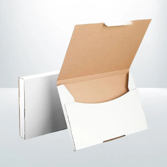 100pcs Super Flat Mailing boxes 310x220x16mm A4 B21 White Box