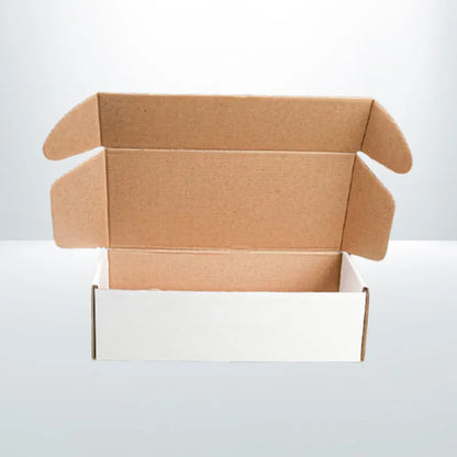 50pcs Mailing Box diecut tuck front 270x200x95mm White
