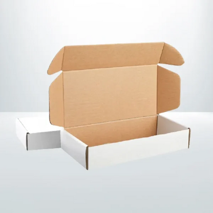 50 Pcs 300x145x55mm White Mailing Boxes 