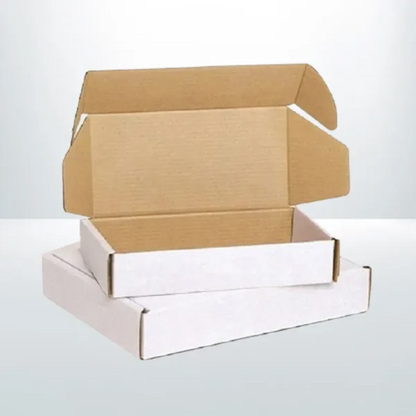 50 Pcs 300x145x55mm White Mailing Boxes 