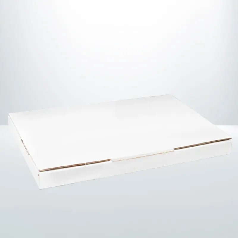 100pcs 350 x 250 x 16mm White Diecut SuperFlat Mailing Box