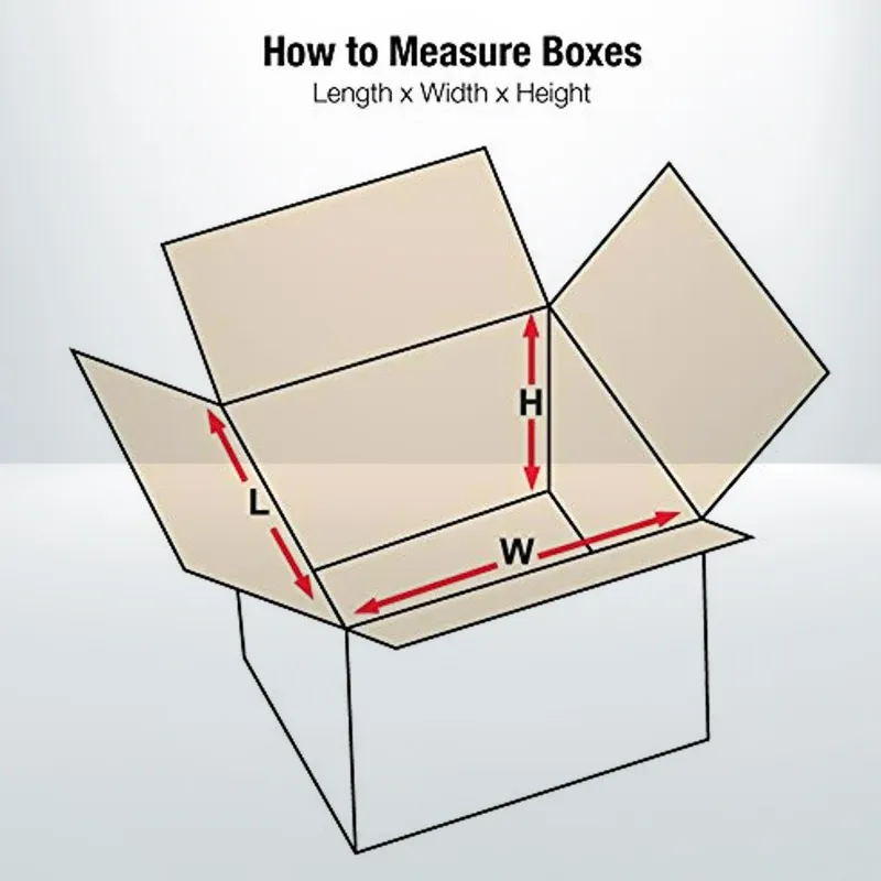 100pcs 150 x 150 x 150mm White Mailing Box Cube
