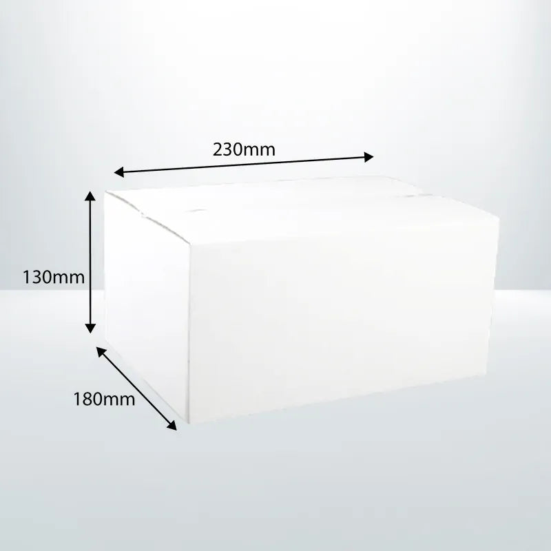 100pcs 230 x 180 x 130mm Mailing Box White
