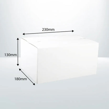 100pcs 230 x 180 x 130mm Mailing Box White
