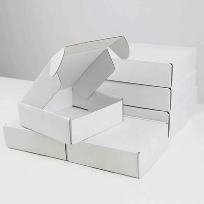 50 Pcs 270x160x100mm Full White Mailing Boxes