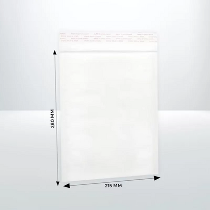 200x 215mm x 280mm Bubble Mailer White Padded Bag Envelope