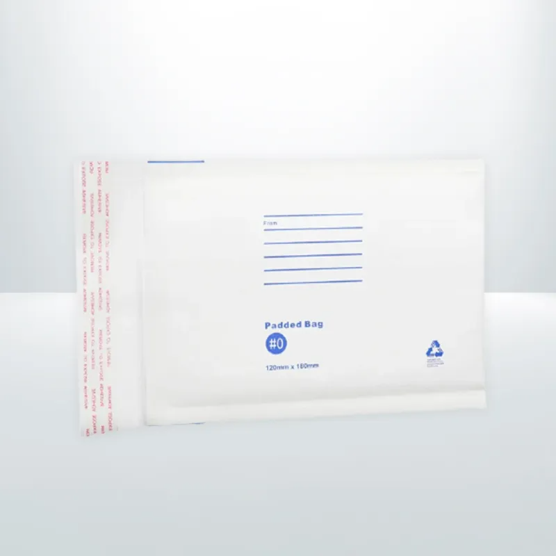 120mm x 180mm White Bubble Mailer Printed Padded Bag Envelope