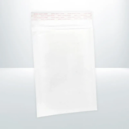 200x Bubble Mailer 120mmx180mm #0B White Plain Padded Bag Cushioned Envelope