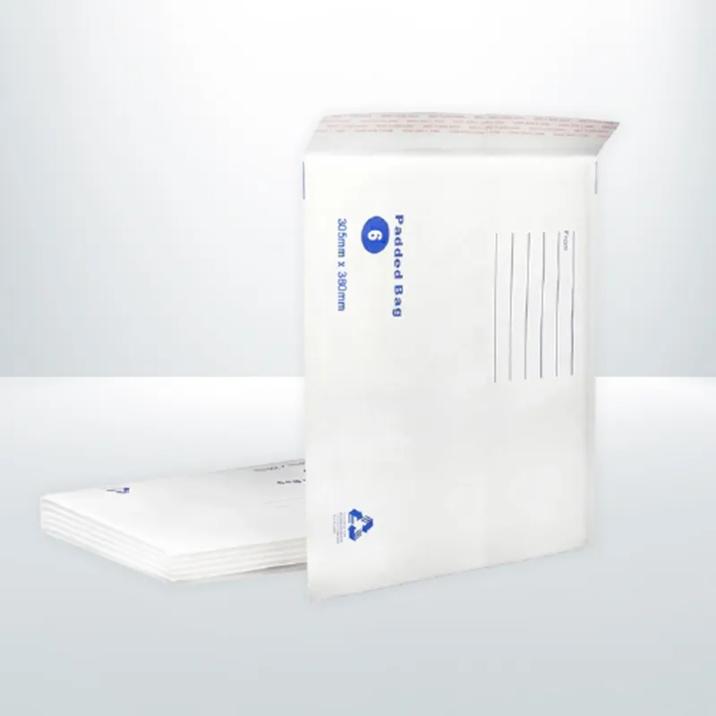 100x 305 x 380mm White Bubble Mailer Printed Padded Envelope